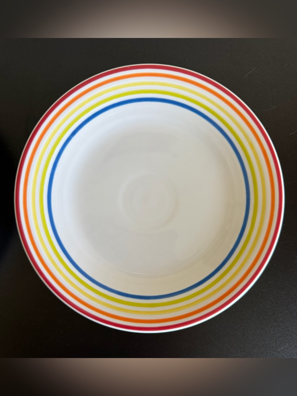 Set of 2 Fiesta Rainbow by Homer Laughlin dinner plates.